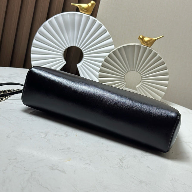 CHANEL 26S MINI SHOPPING BAG 32 IN BLACK LAMBSKIN