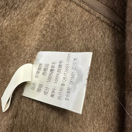 MAXMARA 26S FUR-TRIMMED WOOL JACKET 248