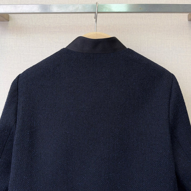 DIOR 26S BOW-DETAIL TWEED JACKET 1301