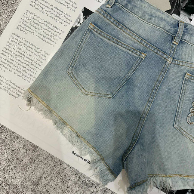 LOEWE 26S DENIM SHORTS 398