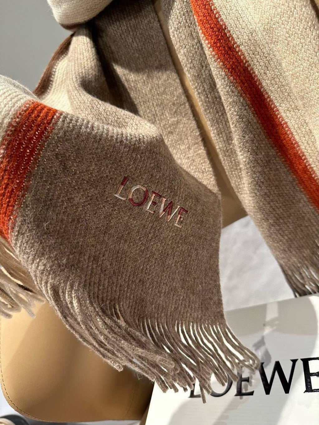 LOEWE 26S SCARF 180 IN CASHMERE 492900