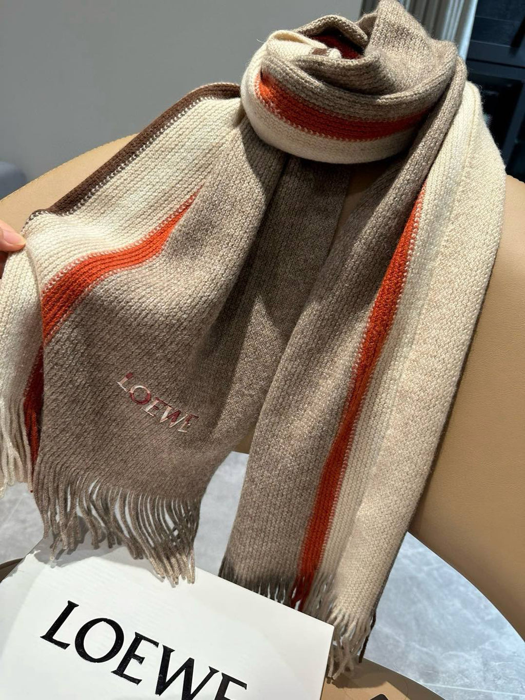 LOEWE 26S SCARF 180 IN CASHMERE 492900