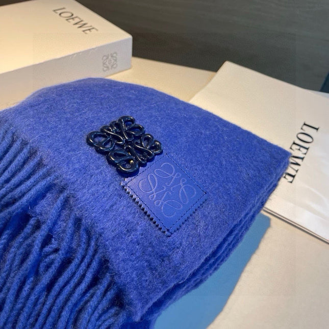 LOEWE 26S SCARF 180 IN WOOL MOHAIR 493862
