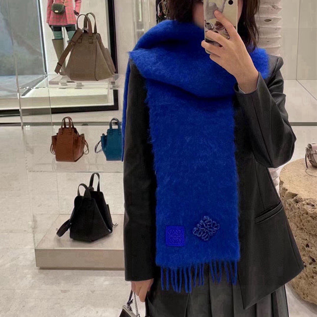 LOEWE 26S SCARF 180 IN WOOL MOHAIR 493862