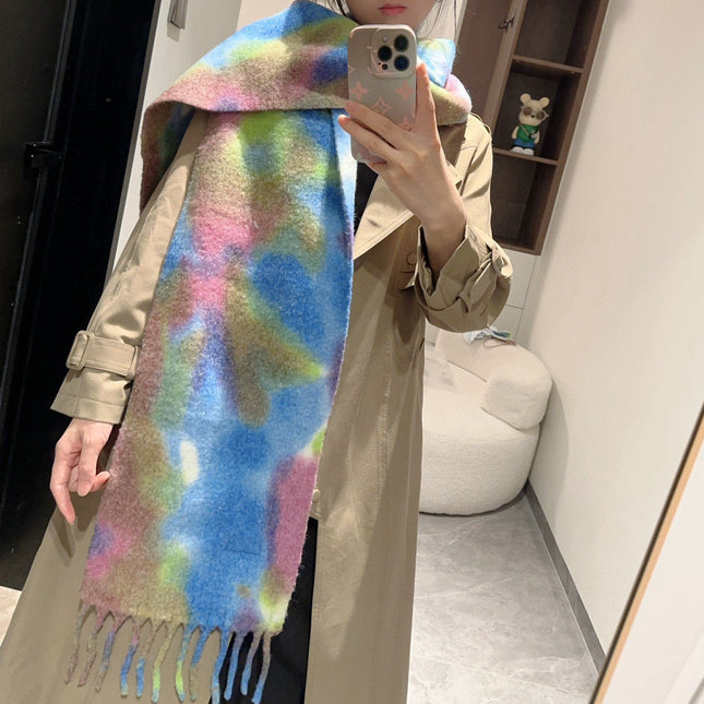 LOEWE 26S SCARF 185 IN WOOL MOHAIR 496422