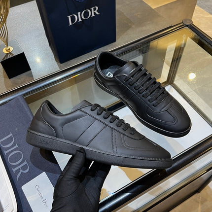DIOR 26S B01 MATCHPOINT SNEAKER IN BLACK CALFSKIN