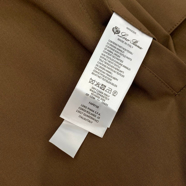 LORO PIANA 26S REVERSIBLE ZIP UP VEST 739