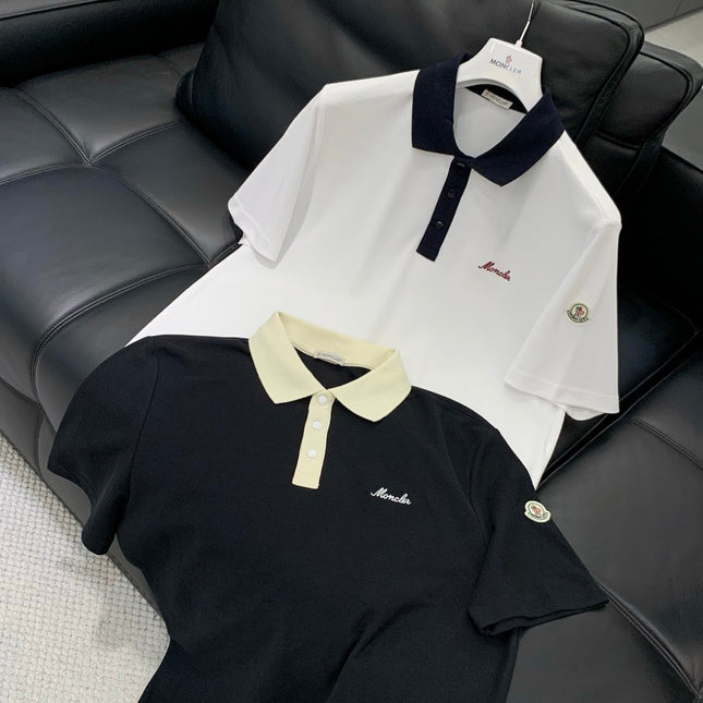 MONCLER 26S SHORT-SLEEVE POLO T-SHIRT 507