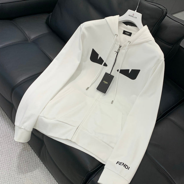FENDI 26S ZIP-UP HOODIE 184