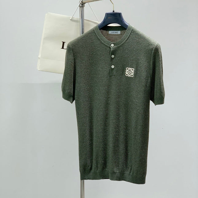 LOEWE 26S KNIT CREWNECK T-SHIRT 404