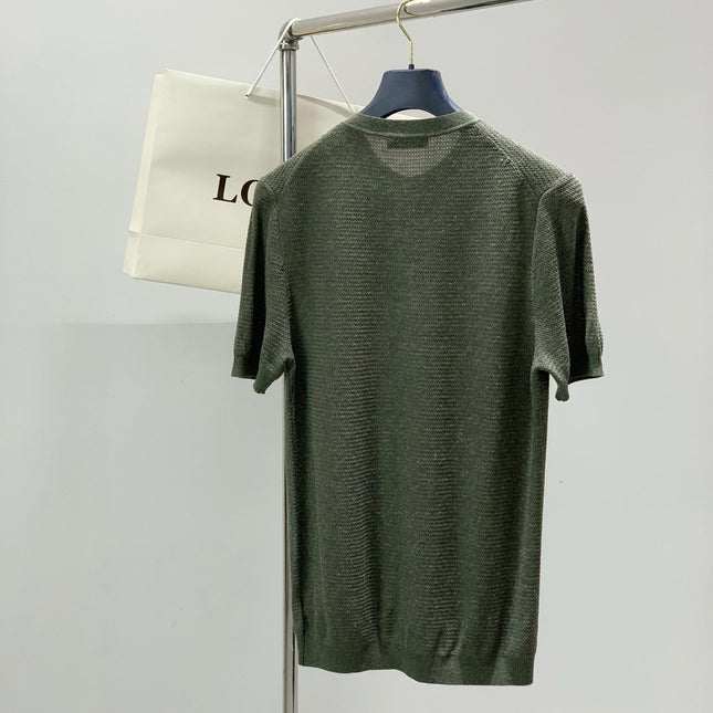 LOEWE 26S KNIT CREWNECK T-SHIRT 404
