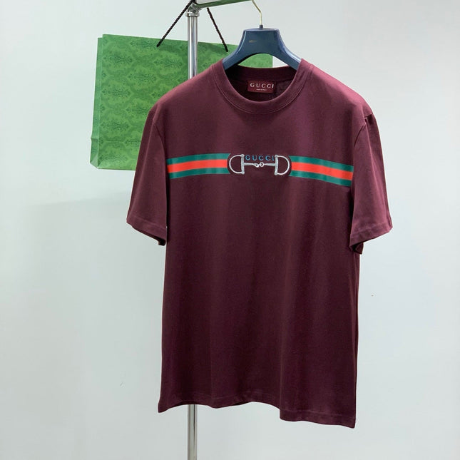 GUCCI 26S SHORT-SLEEVE CREWNECK T-SHIRT 455