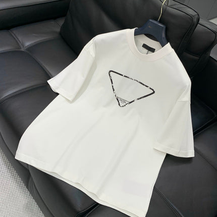 PRADA 26S SHORT-SLEEVE LOGO T-SHIRT 1126