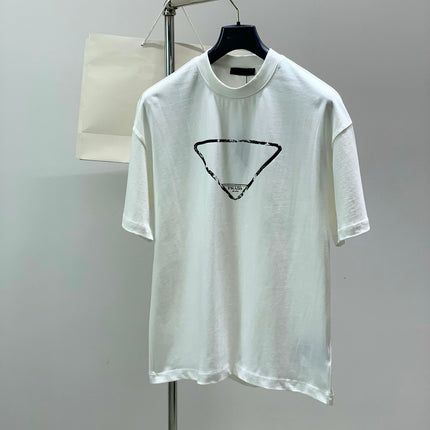 PRADA 26S SHORT-SLEEVE LOGO T-SHIRT 1126