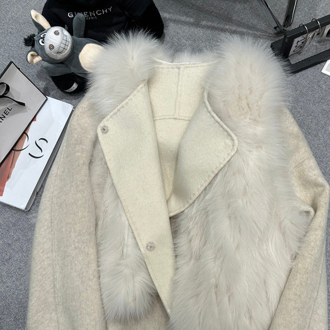 CHANEL 25S REVERSIBLE FOX FUR JACKET 592