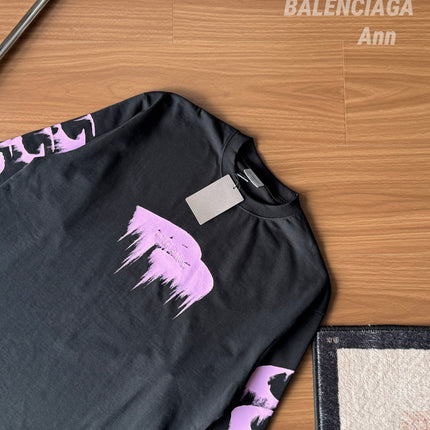 BALENCIAGA 26S LONG-SLEEVE CREW NECK T-SHIRT 195