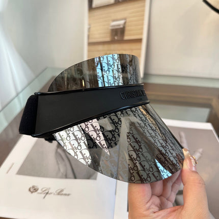 DIOR 26S MONOGRAM SHIELD SUN VISOR STYLE 238