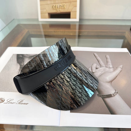 DIOR 26S MONOGRAM SHIELD SUN VISOR STYLE 238