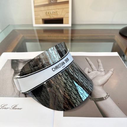 DIOR 26S MONOGRAM SHIELD SUN VISOR STYLE 237