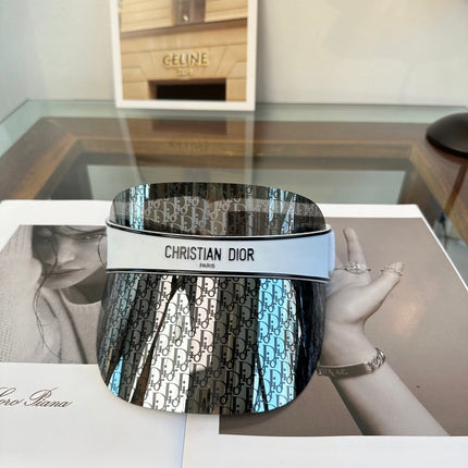 DIOR 26S MONOGRAM SHIELD SUN VISOR STYLE 237
