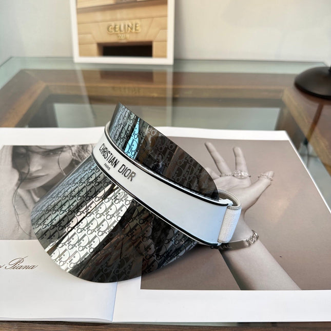 DIOR 26S MONOGRAM SHIELD SUN VISOR STYLE 237