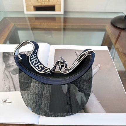 DIOR 26S MONOGRAM SHIELD SUN VISOR STYLE 236