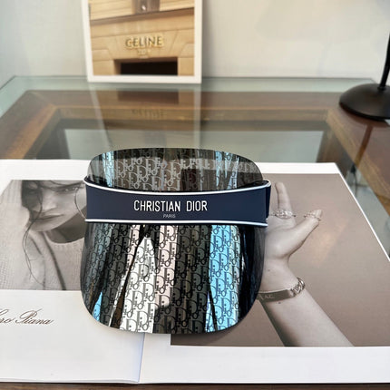 DIOR 26S MONOGRAM SHIELD SUN VISOR STYLE 236