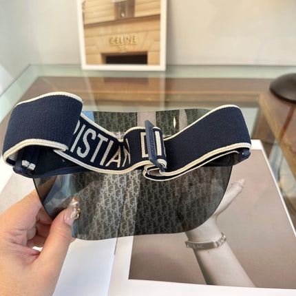 DIOR 26S MONOGRAM SHIELD SUN VISOR STYLE 236