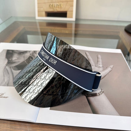DIOR 26S MONOGRAM SHIELD SUN VISOR STYLE 236