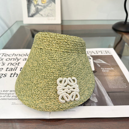 LOEWE 26S RAFFIA SUN VISOR HAT STYLE 204