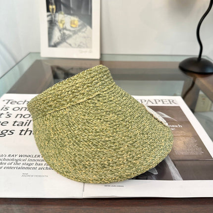 LOEWE 26S RAFFIA SUN VISOR HAT STYLE 204