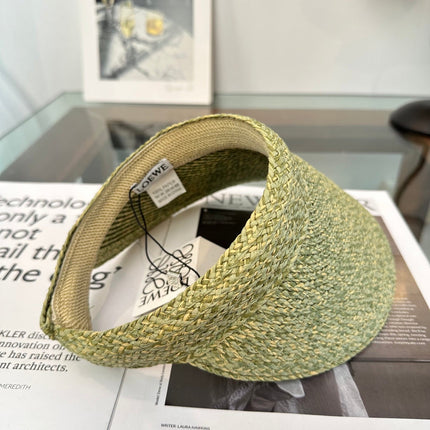 LOEWE 26S RAFFIA SUN VISOR HAT STYLE 204