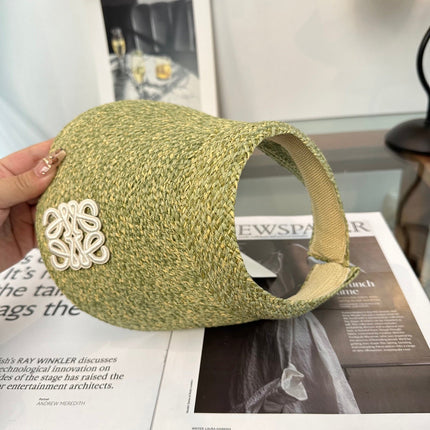 LOEWE 26S RAFFIA SUN VISOR HAT STYLE 204