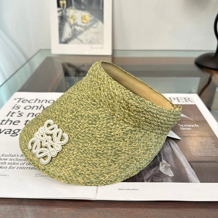 LOEWE 26S RAFFIA SUN VISOR HAT STYLE 204