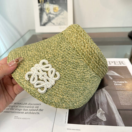 LOEWE 26S RAFFIA SUN VISOR HAT STYLE 204