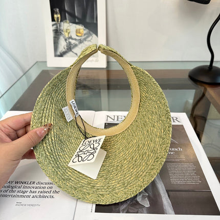 LOEWE 26S RAFFIA SUN VISOR HAT STYLE 204