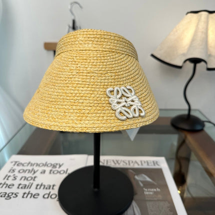 LOEWE 26S RAFFIA SUN VISOR HAT STYLE 203