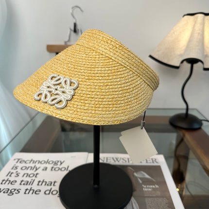 LOEWE 26S RAFFIA SUN VISOR HAT STYLE 203
