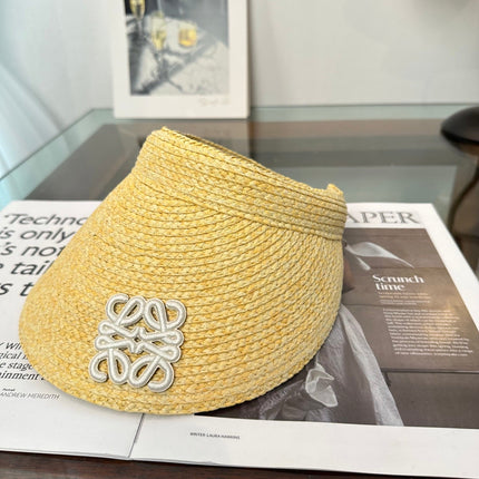 LOEWE 26S RAFFIA SUN VISOR HAT STYLE 203