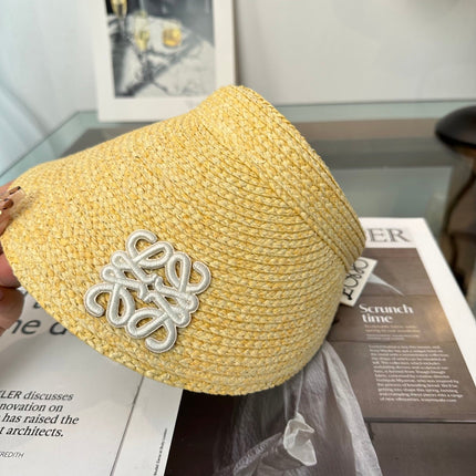 LOEWE 26S RAFFIA SUN VISOR HAT STYLE 203