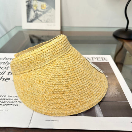 LOEWE 26S RAFFIA SUN VISOR HAT STYLE 203