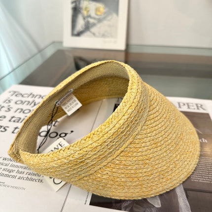 LOEWE 26S RAFFIA SUN VISOR HAT STYLE 203