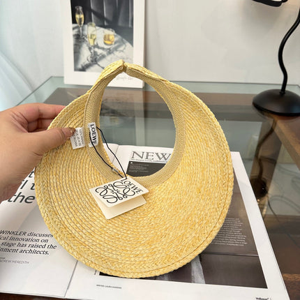LOEWE 26S RAFFIA SUN VISOR HAT STYLE 203