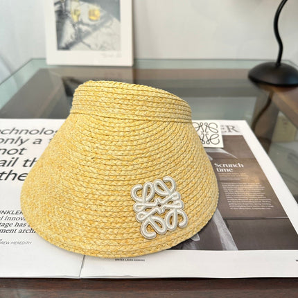 LOEWE 26S RAFFIA SUN VISOR HAT STYLE 203