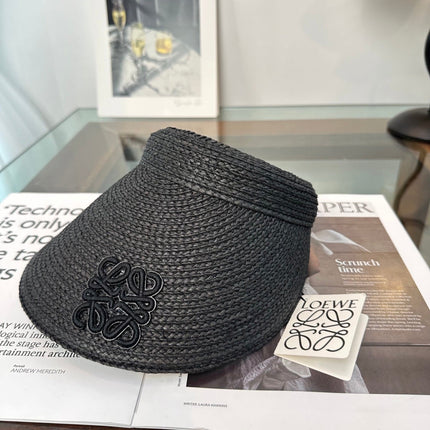 LOEWE 26S RAFFIA SUN VISOR HAT STYLE 202