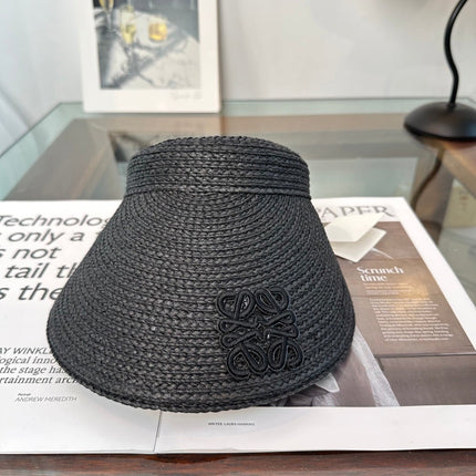 LOEWE 26S RAFFIA SUN VISOR HAT STYLE 202
