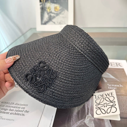 LOEWE 26S RAFFIA SUN VISOR HAT STYLE 202