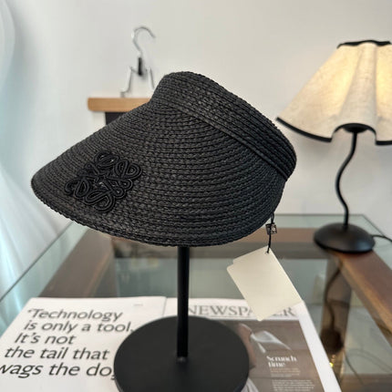 LOEWE 26S RAFFIA SUN VISOR HAT STYLE 202