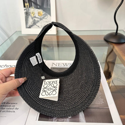 LOEWE 26S RAFFIA SUN VISOR HAT STYLE 202