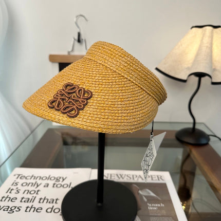 LOEWE 26S RAFFIA SUN VISOR HAT STYLE 200